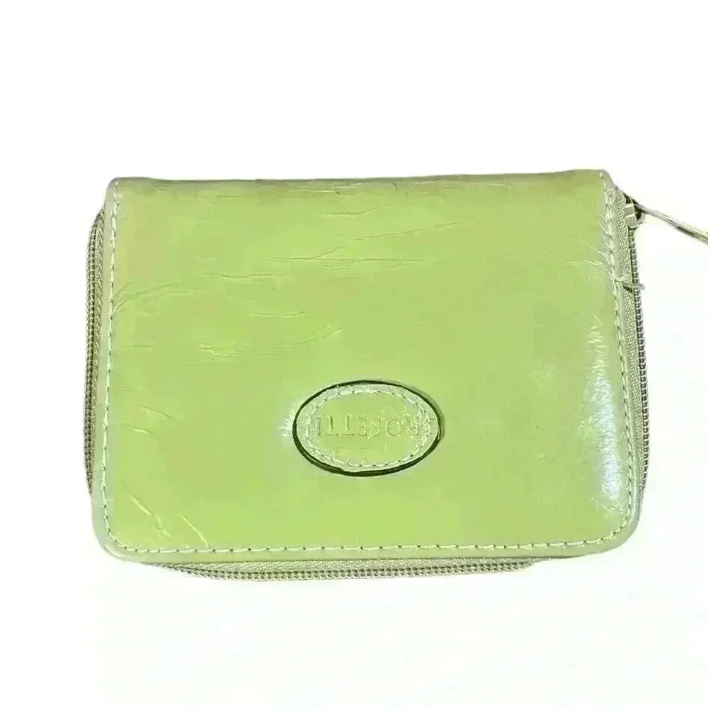 Rosetti Vinyl Lime Green Zip Wallet​